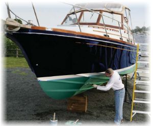 Painting the bottom of your boat