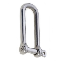 5/32" Forged 316 SS Long D Shackle