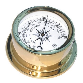 Trintec Euro Brass Marine Aneroid Barometer