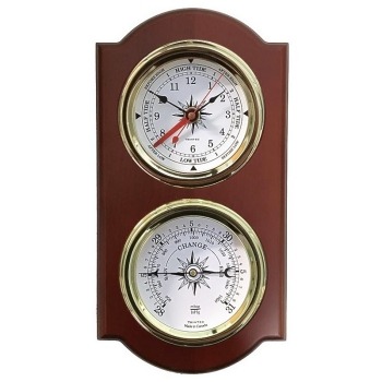 Trintec Euro Time & Tide Clock & Barometer Nautical Weather Station