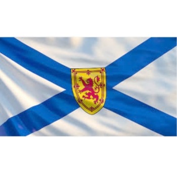 Nova Scotia Province Flag and Canada Flag Reversible Lacrosse Pinnie 