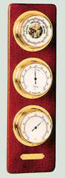 Barometer Hygrometer Thermometer Combo Mounted Set