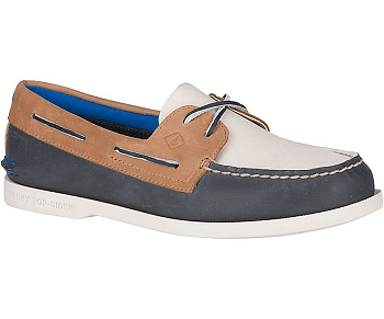navy sperry boat shoes