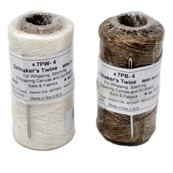 Consolidated Thread Mills 7P Sailmakers Twine with Needle 4 oz.