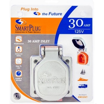 SmartPlug 30 Amp Stainless Steel Inlet