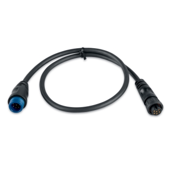 Garmin 8-Pin Male Transducer to Female 6-Pin Sounder Adapter Cable 010-11612-00