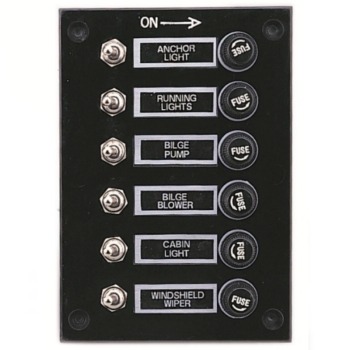 Switch Panel 6-Gang Toggle