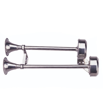 Horn 12 Volt Dual Trumpet - Stainless