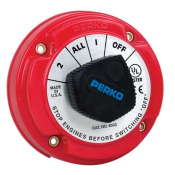 Perko 8503DP Medium Duty Battery Switch with Alternator Field Disconnect