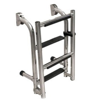 Ladder - Folding 2 Plus 2 Step Stainless