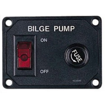 Sea Dog 423040 Bilge Pump Panel with Circuit Breaker
