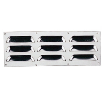 Vent Stainless Louvered 10-1/2" x 3-1/2"