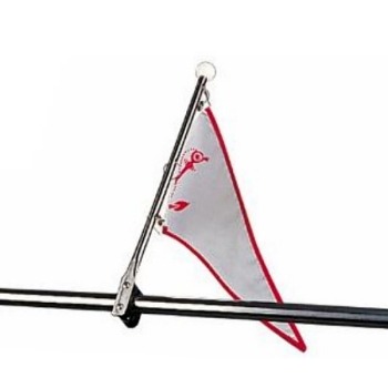 SEA DOG CORPORATION Flag Pole,15-1/2 Stainless Steel
