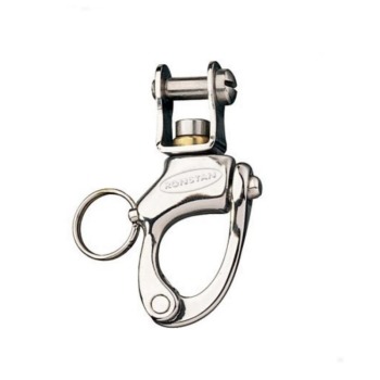 Ronstan RF6130 Series 100 Snap Shackle with Swivel Fork Bale