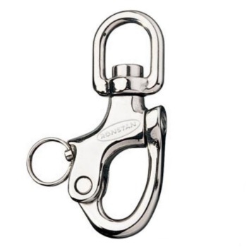 Details about   NICO MARINE 4-1/4" SNAP SHACKLE WITH 1/4" WILCOX CRITTENDEN LEADER CABLE 