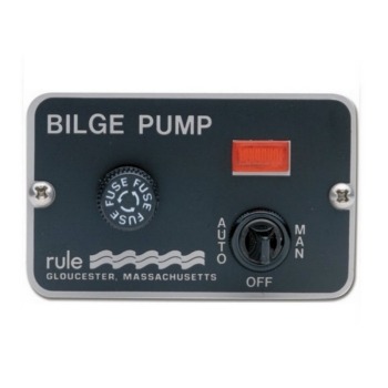 Rule 41 3-Way Bilge Switch Panel Lighted