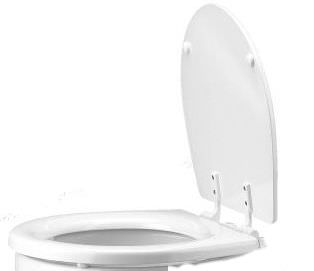 Jabsco 29097-1000 Toilet Seat & Cover for Compact Size Toilet