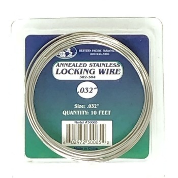 Western Pacific Stainless Steel Locking Wire .032" 10'