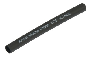 Ancor 302103 3/16" Adhesive Lined Heat Shrink Tubing x 3" Black 3 Pack