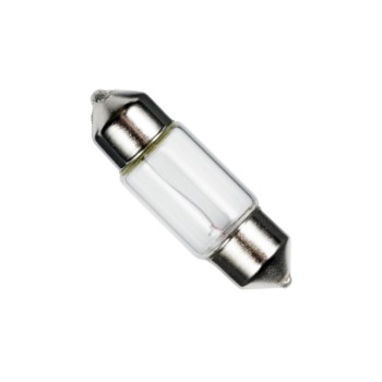 Ancor 529102 Festoon Bulb 12V, 0.8A, 10W, 8CP - 2 Pack