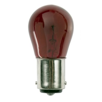 Ancor 521140 Red Double Contact Bayonet Bulb 12V, 1.44A, 18.4W, 21CP - 2 Pack