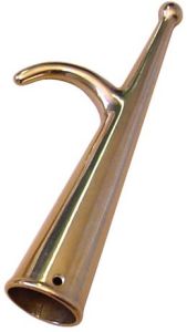 Brass Boat Hook End for 1-3/8" Pole
