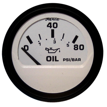 Faria 12902 Euro White Oil Pressure Gauge