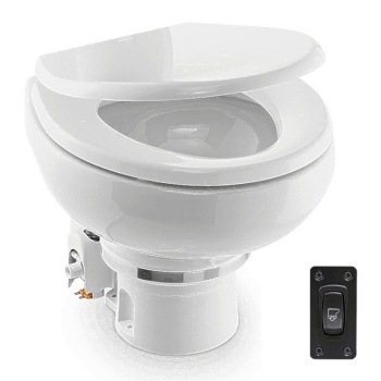 Dometic MasterFlush MF712001 Orbit Toilet - Fresh Water Flush White