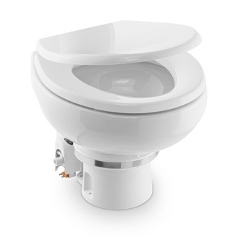 Dometic MasterFlush MF7160 Series Orbit Toilet - Raw Water Flush White