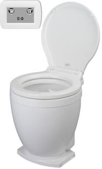 Jabsco Lite Flush Electric Toilet with Control Panel