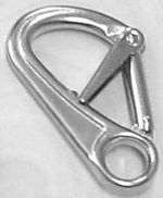 Fireman Hook - Stainless Safety Hook 4-3/8 in.