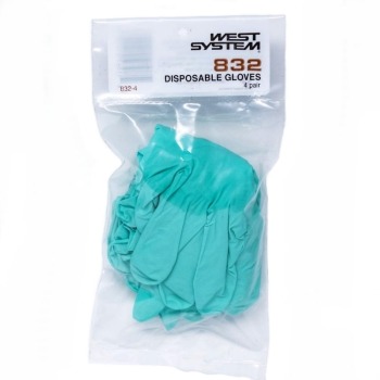 West Disposable Gloves 4 Pair 832-4