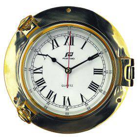 Plastimo Brass Porthole Clock 6 Inch