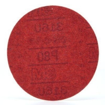 3M 01261 Hookit Red Abrasive Sanding Disc