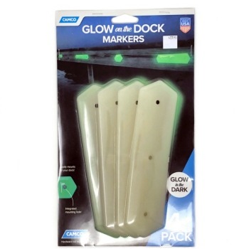 Camco Glow on the Dock Pier Markers 4 Pack