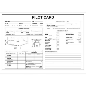 Maritime Progress Pilot Card 297 x 420 mm