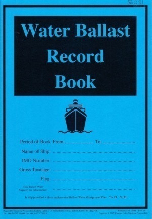 Maritime Progress Water Ballast Record Book