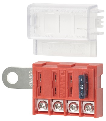 Torpedo Inline Continental Fuse Holder With 8A Fuse Screw Terminals K261 ROBINSON 