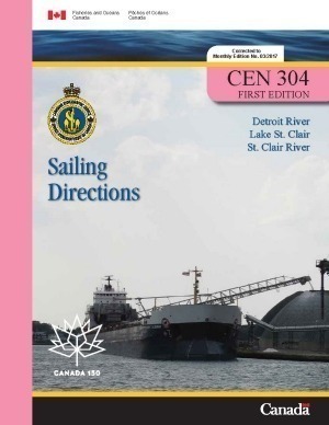 Sailing Directions Detroit River Lake St Clair St Clair River 1st Edition