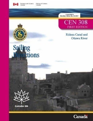 Sailing Directions Rideau Canal and Ottawa River 1st Edition