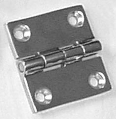 Butt Hinge 2 in. x 2 in. Stainless Steel Pair