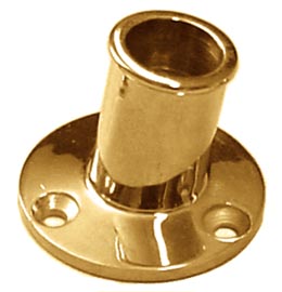 Brass Flagpole Socket 1" I.D.
