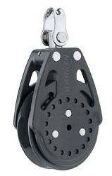 Harken 75mm Single Carbo Ratchmatic Block with Swivel