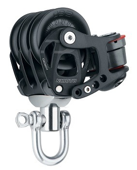 Harken 6274 Element Block 60mm Triple with Swivel and Cam Cleat