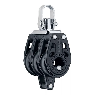 Harken 29mm Carbo Triple Block with Swivel and Becket