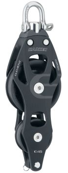 Harken 6233 Element Block 45mm Fiddle with Swivel Head and Becket