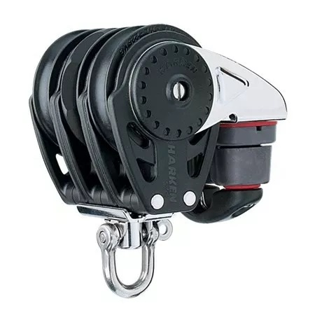 Harken 2629 57mm Triple Carbo Ratchamatic Block with Cam-Matic
