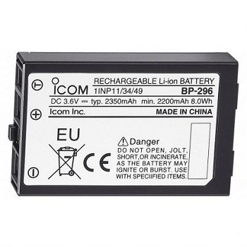 Icom Battery Pack BP296 for M37