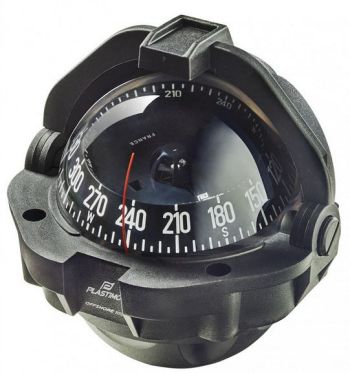 Plastimo Offshore 105 Compass - Black with Conical Black Card