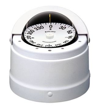 Ritchie Navigator Binnacle Compass White DNW-200